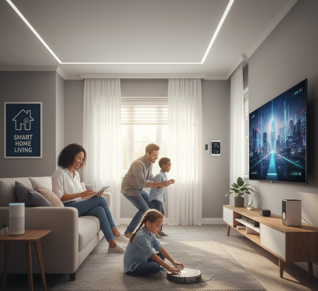 Smart Home Living Space